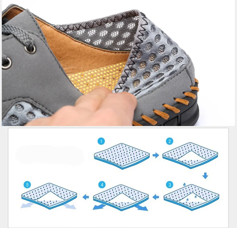 MAISMODA/ г.; повседневная обувь из натуральной кожи с дышащей сеткой; мужские лоферы; удобные мягкие мужские мокасины на плоской подошве