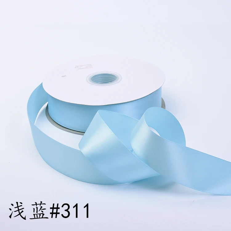 100 ярдов/рулон 40 мм высокая плотность одиночные лица полиэфирные ленты Рождество