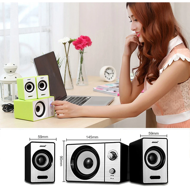 SADA D 200D Bluetooth компьютерный динамик стерео портативный мультимедийный ноутбук USB