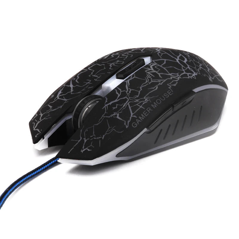 Gaming Mouse Optical 4000 DPI 6 Button Led USB Wired Mice Computer Gamer 7 LED color Changing | Компьютеры и офис