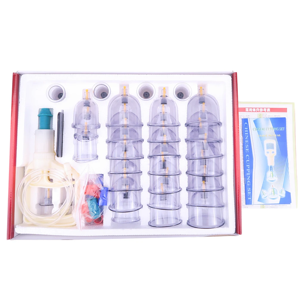 32 банок 24 китайские вакуумные чашки комплект для постановки вытащить аппараты