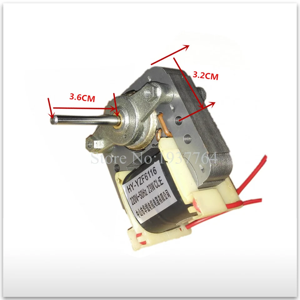 

1pcs new good working High-quality for refrigerator fan Motor 220V 23W HY-YZF6116 cooling fan motor