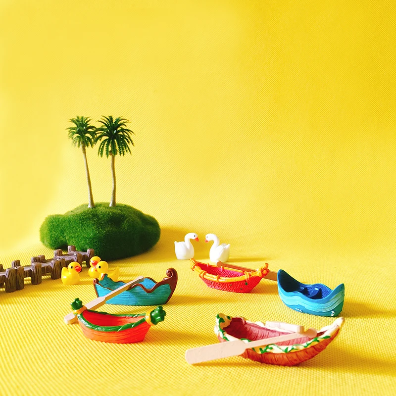 Парусная лодка/кукольный домик // миниатюры/милый Сказочный Садовый