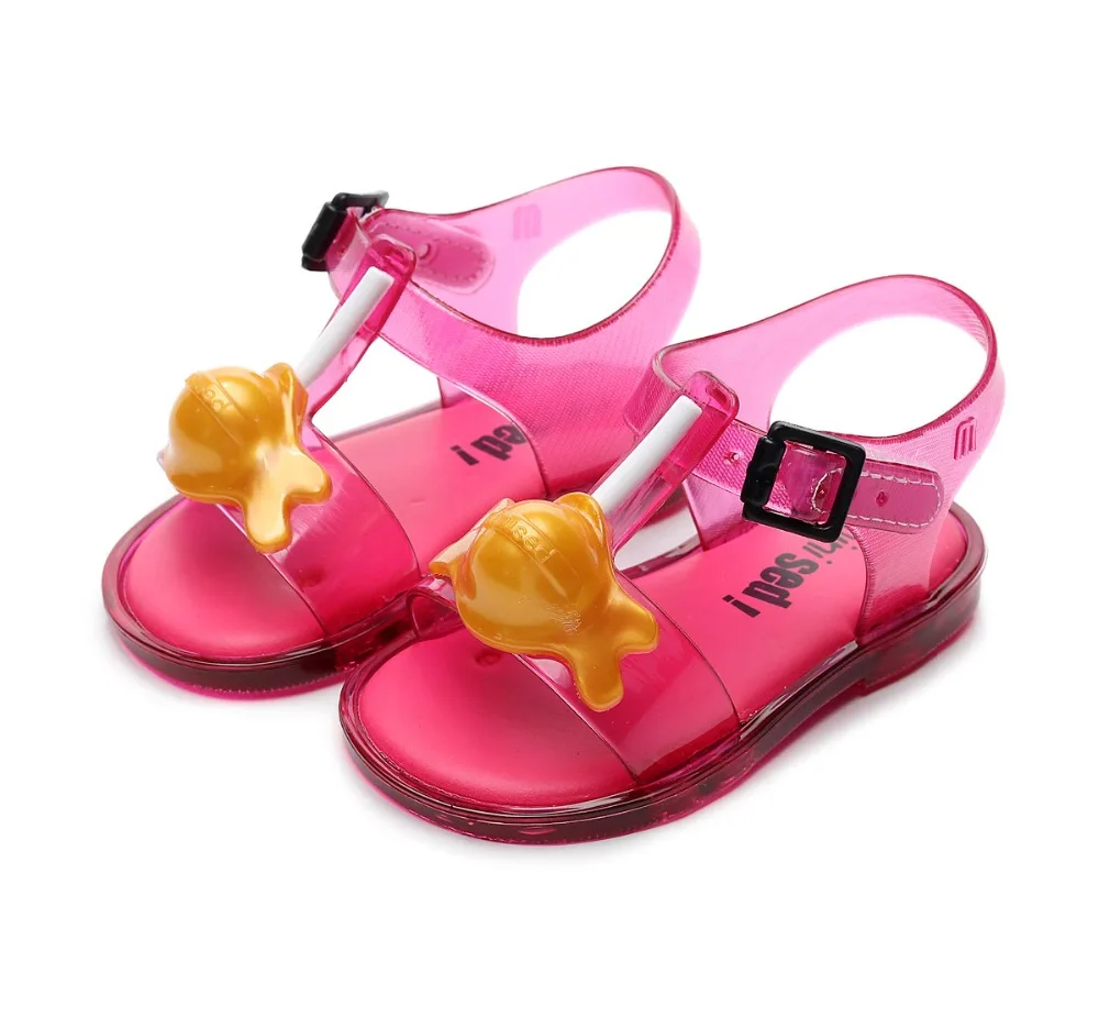 Новинка 2021 Дизайнерские летние сандалии Mini melissa для девочек дышащие детские