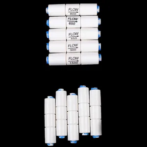 Детали фильтра для воды, ограничитель потока обратного осмоса 300CC-1500CC со шлангом 14 дюйма, быстрое подключение машины обратного осмоса