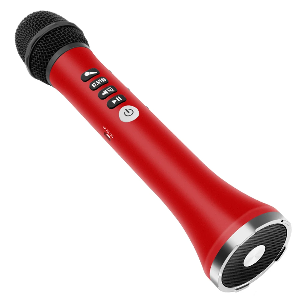 Musical Instrument Wireless Karaoke Microphone BT Speaker 2-in-1 Handheld Sing Recording Portable KTV Player | Спорт и развлечения