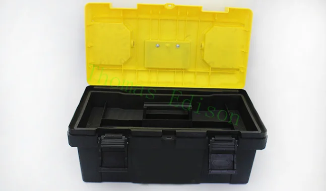 14 inch 35.5x17.5x18.5 Household vehicle storage box reinforced durable hardware maintenance plastic tool case | Инструменты