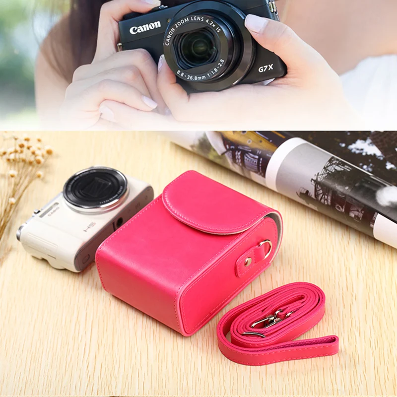 Чехол-сумка для цифровой камеры из искусственной кожи Canon G7XII G7X Mark II G9X G9XII SX730 SX720