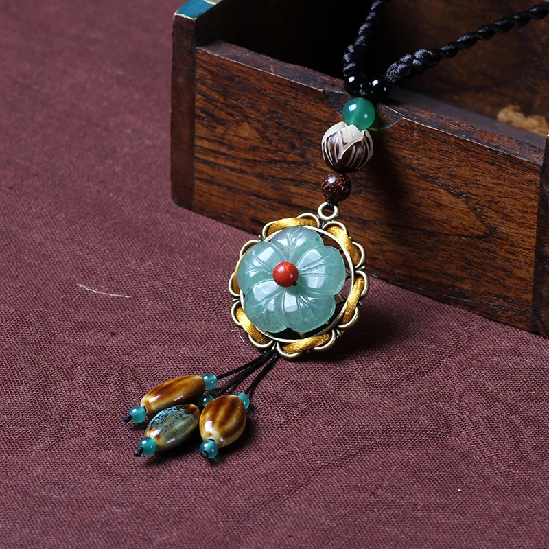 Уникальное ювелирное изделие bodhi винтажное ожерелье ручной работы с цветами из