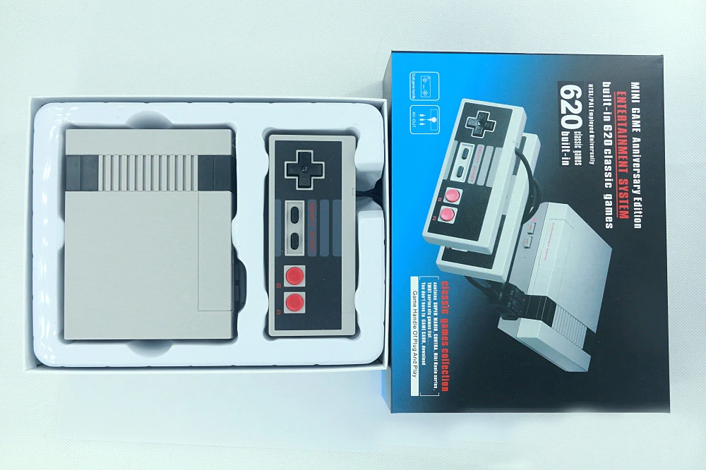 20pcs Classic Mini TV Game Console Retro Video 8 Bit With 620 Different Built-in Games Double Gamepads | Электроника