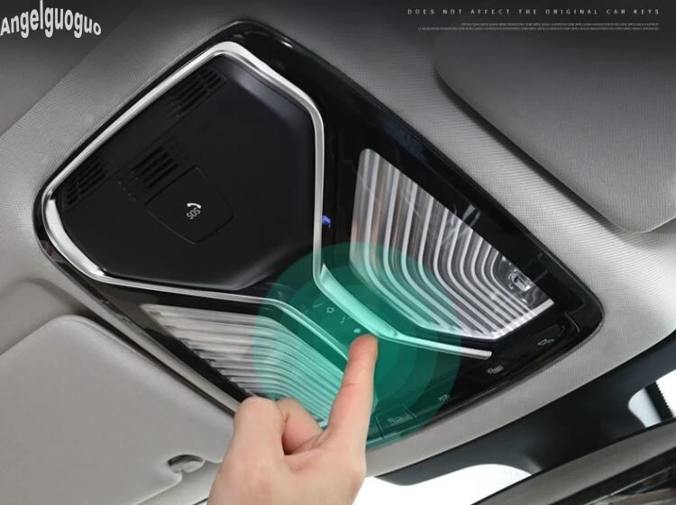 ABS хром для BMW X5 G05 X4 G02 2019 up крыша автомобиля лампа чтения пересветильник ель света