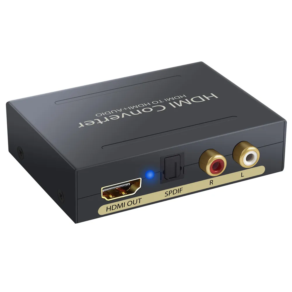 PROSTER для 1080P 5,1 Mini HDMI аудио конвертер HDMI Оптический SPDIF+ RCA экстрактор HDMI сплиттер с 3,5 мм адаптер питания