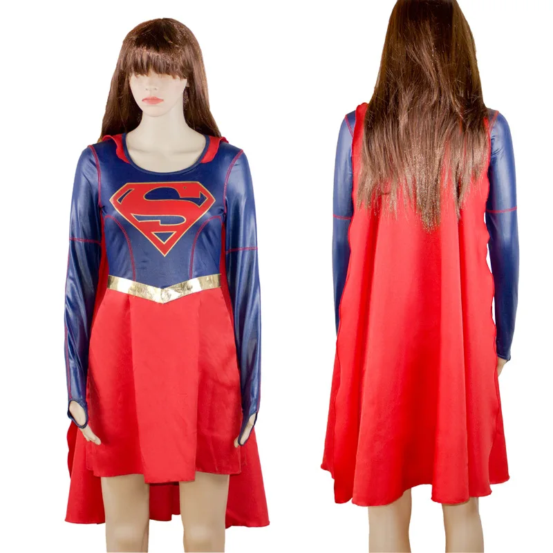 Костюм Суперженщины на Хэллоуин костюм для ролевых игр анимационный
