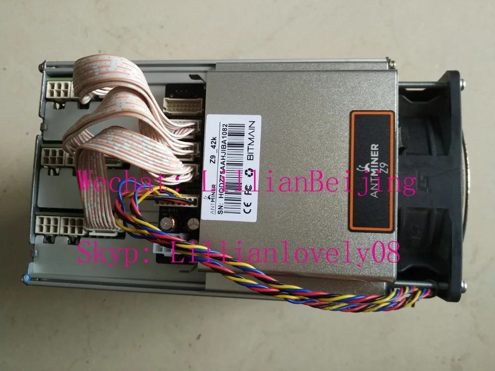 В продаже AntMiner Z9 40,8 k sol/s miner Equihash горная машина bitmain Z9 40k
