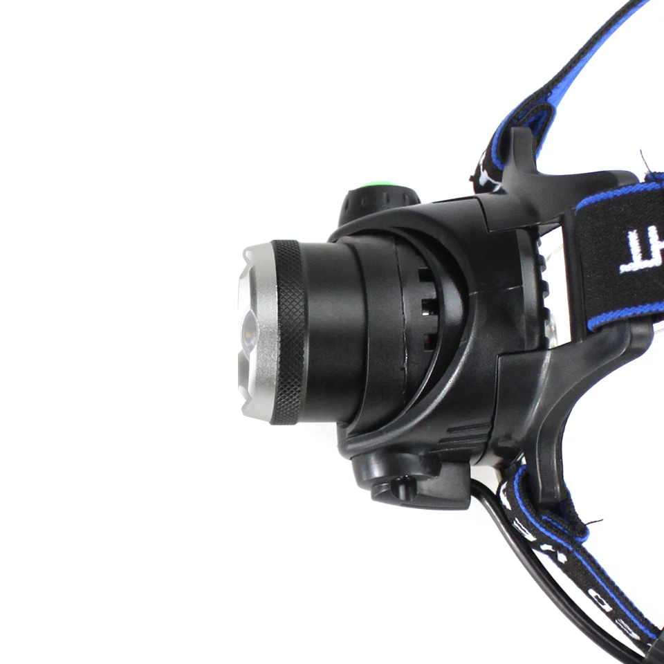 Налобный фонарь CREE XM L T6 перезаряжаемый светодиодный водонепроницаемый с 3
