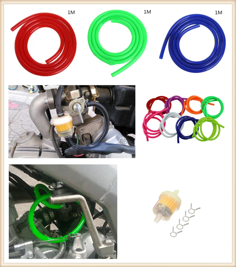 1 м части газа мотоцикла Доставка шланг бензиновая трубка резина для HONDA CB1100 GIO