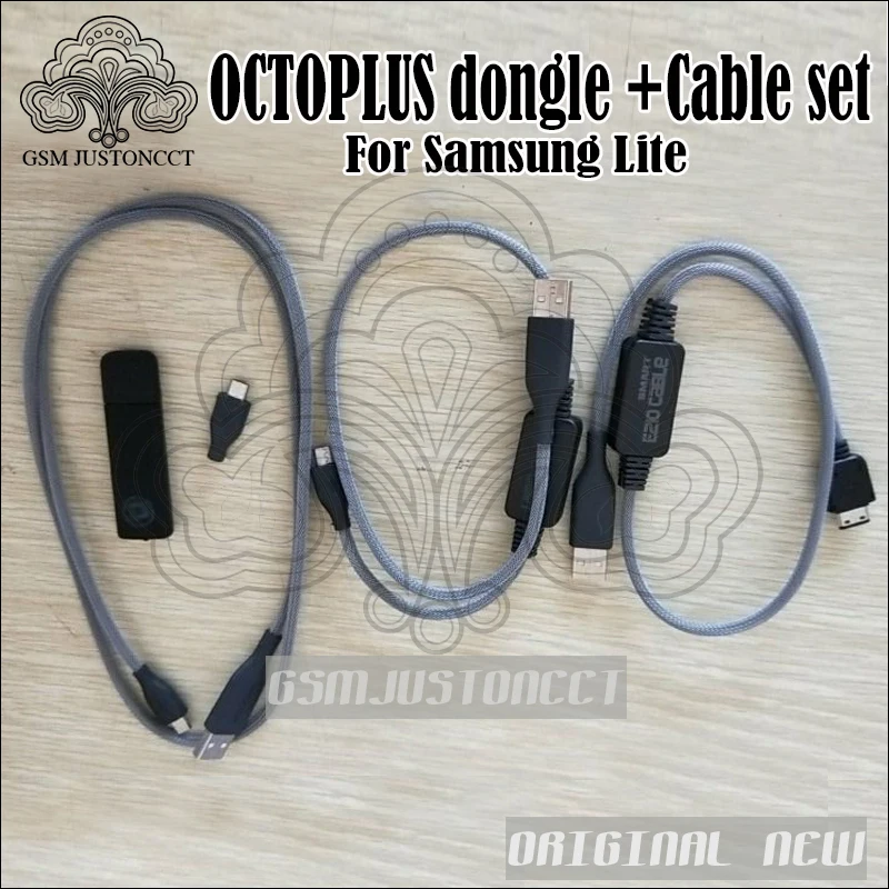 100% оригинальный новый активированный ключ Octoplus для Samsung Lite + 2 кабеля загрузочного
