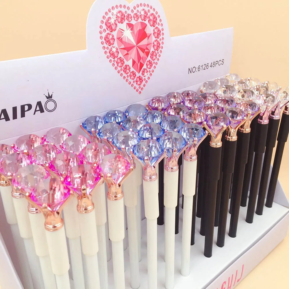 2 шт./лот Творческий алмаз гель ручка канцелярская и школьные принадлежности