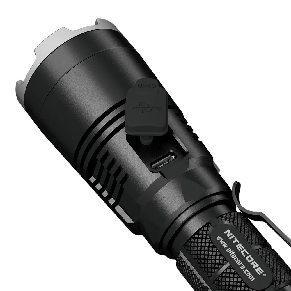 Discount NITECORE MH27 Rechargeable Flashlight CREE V3 1000LMS RGB High Bright Outdoor Torch Without 18650 Battery Free Shipping | Освещение