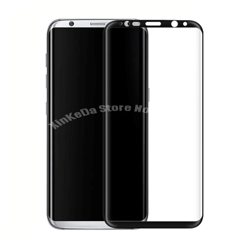 100 шт. DHL 9H 0 26 мм 3D полное покрытие закаленное стекло Защита экрана для Samsung Galaxy S8 /