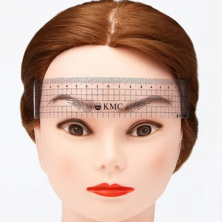 

2 Pcs Permanent Makeup Tattoo Accessories Lushcolor Eyebrow Ruler For Eyebrow Tattoo By Free Shipping