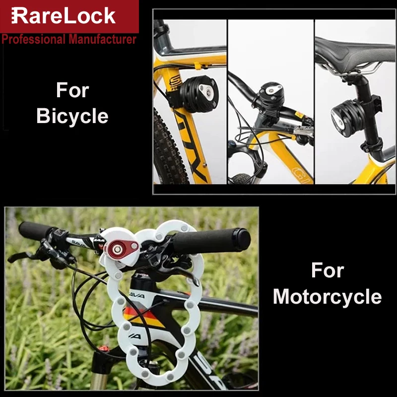 

MMS440 4 Colors Hamburger Folding Bicycle Motorcycle Lock for Outdoor Travel Sport Vehicle Car Accessory Hardware