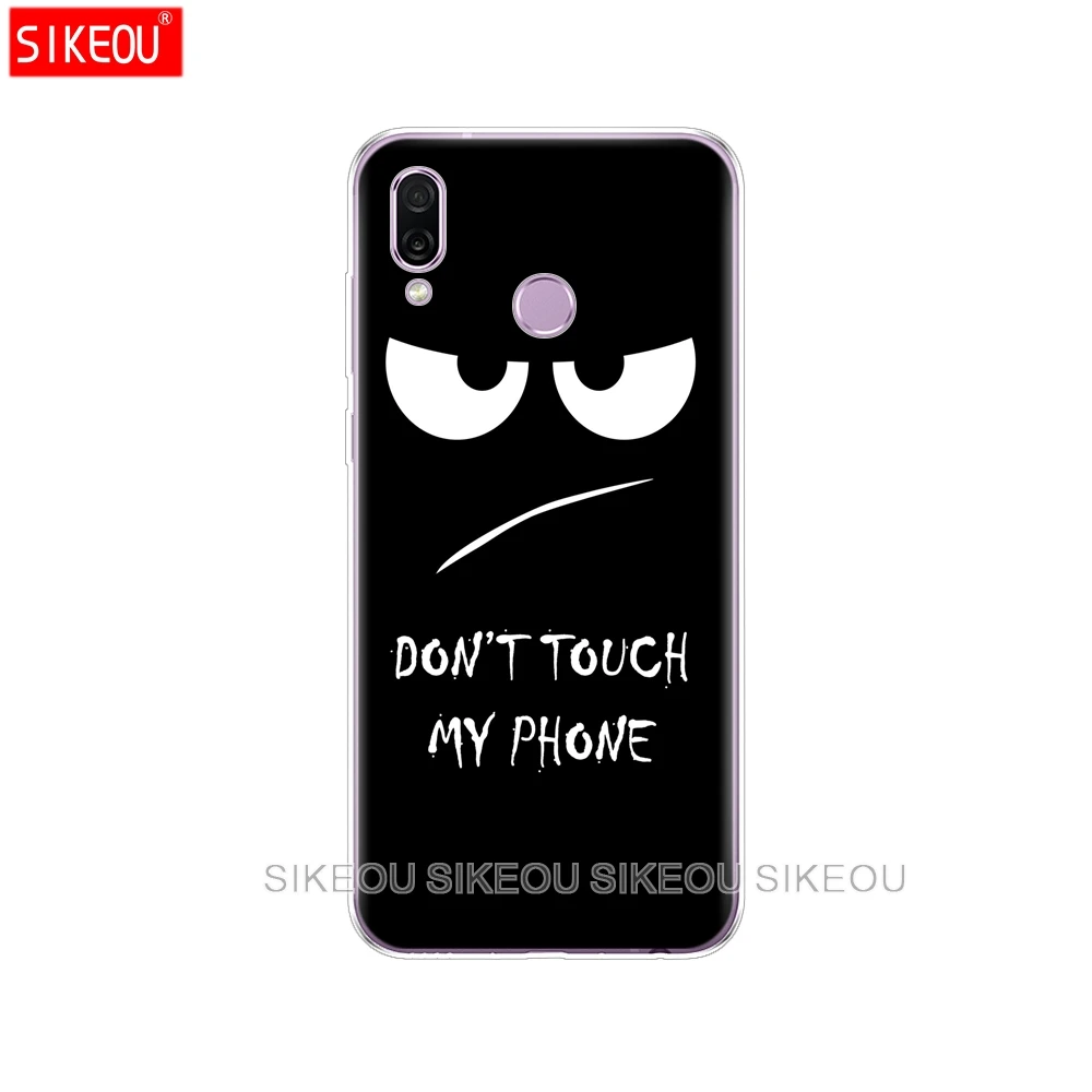 61045 Силиконовый чехол для huawei Honor Play 6,3 ''декоративными рисунками из силикона и мягкого Задняя накладка чехла из ТПУ для huawei Honor Play Защищает Корпус чехол бампер - Цвет: 61045