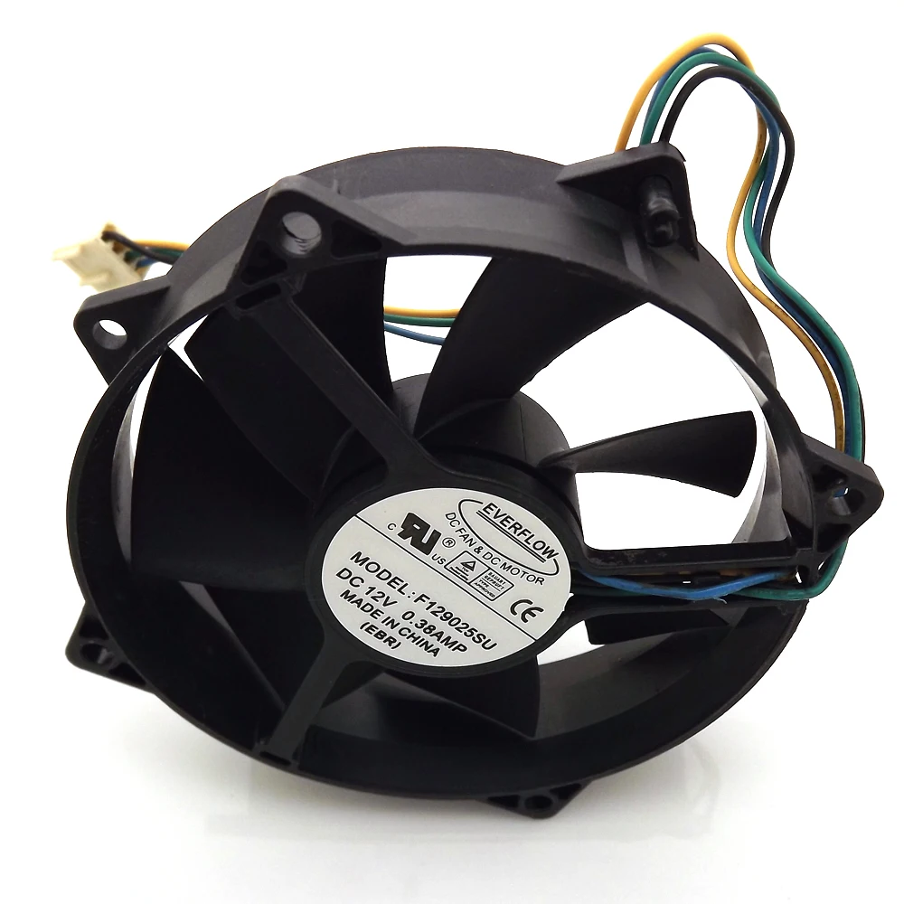 Круглый Вентилятор PWM для процессора 90x90x25 мм 12 В 0 38а 4pin компьютерный охлаждающий