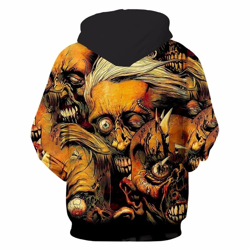 Худи OGKB в стиле Харадзюку для мужчин и женщин теплый свитшот с капюшоном принтом