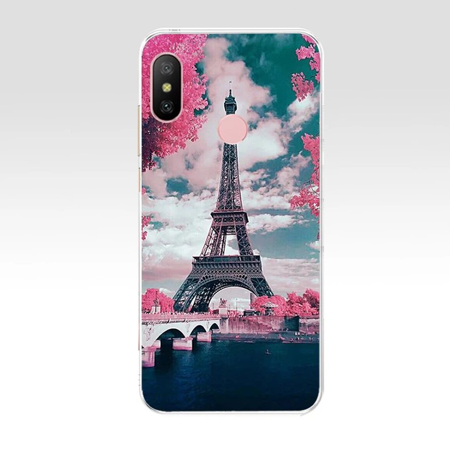35 K силиконовый чехол для Xiaomi mi A2 LITE, чехол с полной защитой, мягкая задняя крышка из ТПУ, чехол для телефона s для Xio mi A2 LITE, бампер - Цвет: 35