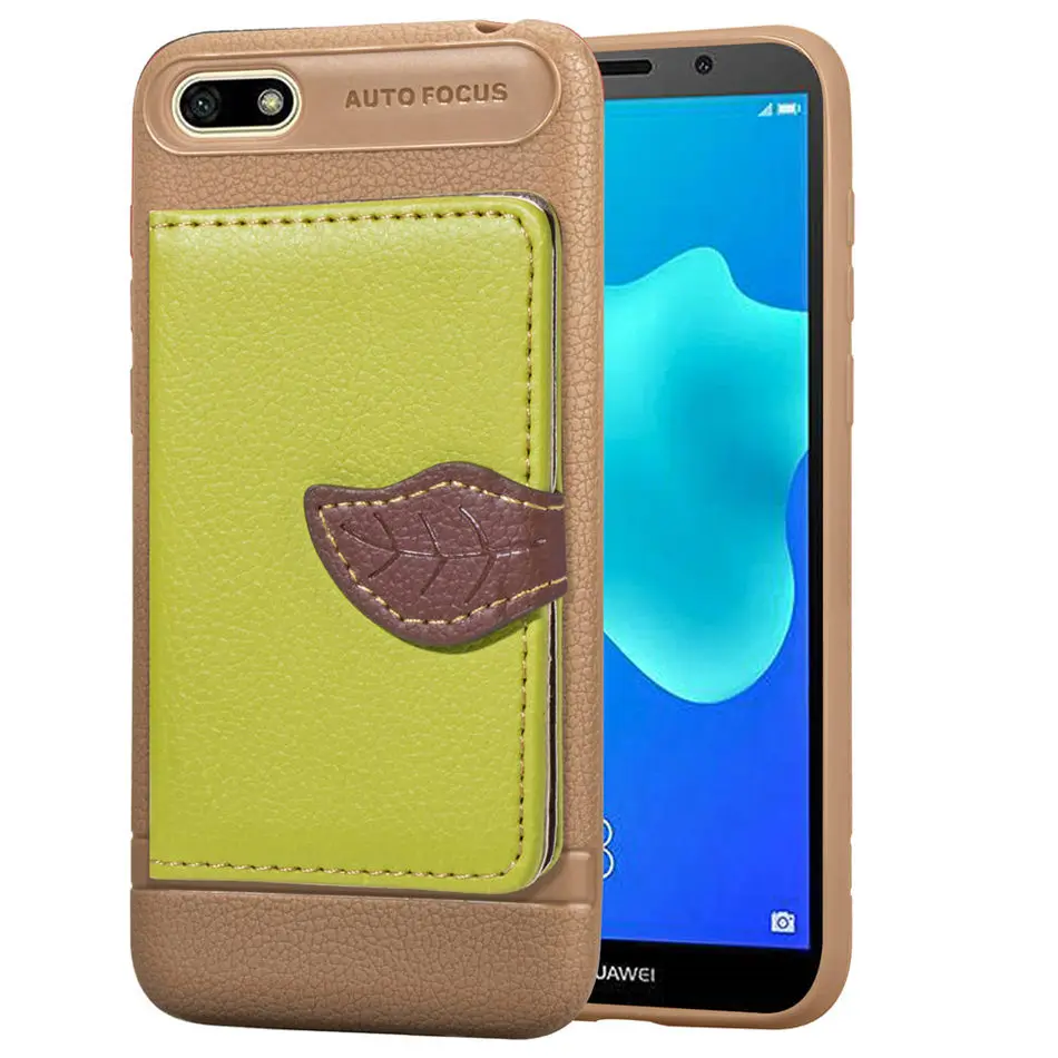 Чехол-Кошелек на заднюю панель для huawei P Smart P20 Lite Plus Y3 Y5 Y6 Y7 Nova 2i 3e Enjoy 7S Honor6A чехол с фоторамкой и подставкой P05G