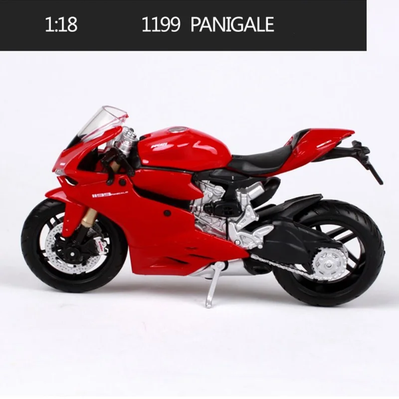 1199 Panigale Maisto 1:18 Игрушечная модель мотоцикла Сплав мотоцикл монстр 696 1098S скремблер 1199 Panigale Multisttrada Коллекция игрушки для взрослых - Цвет: 1199 Panigale
