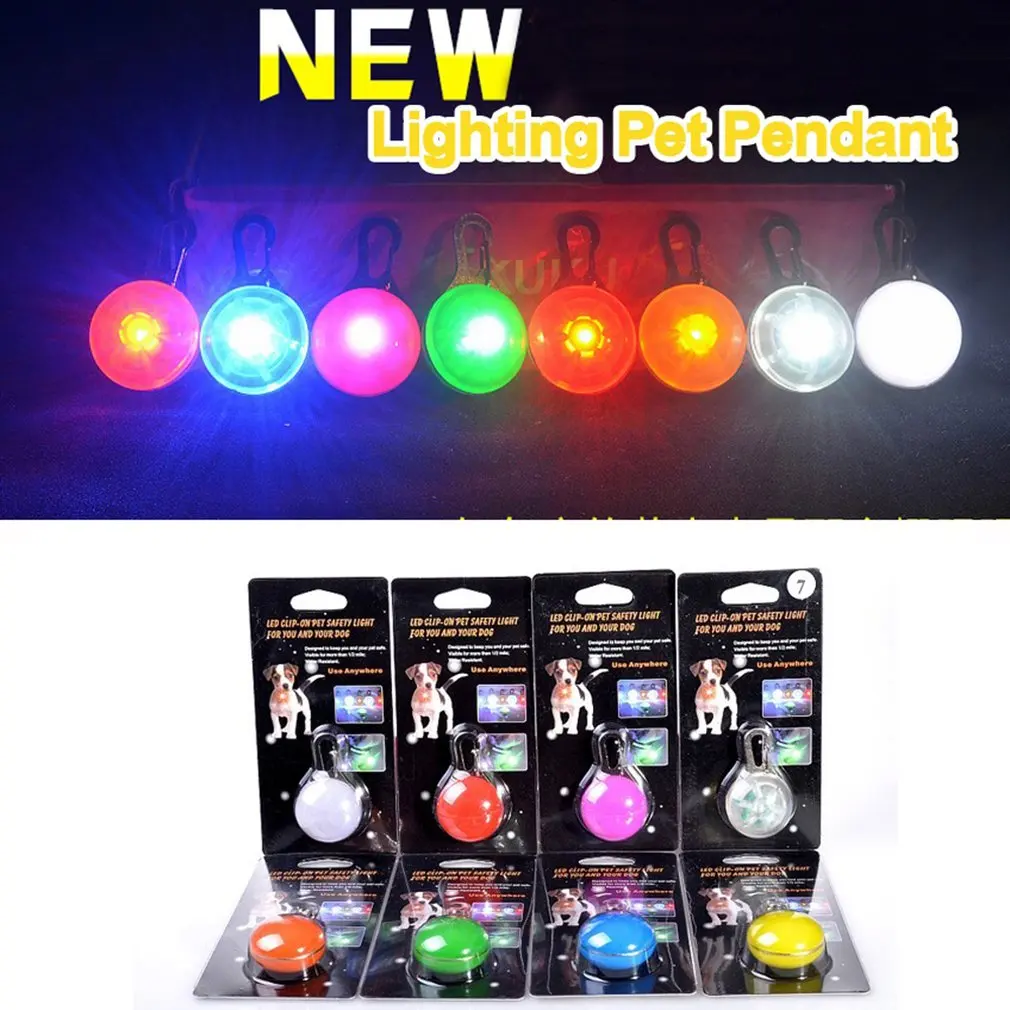 Светодиодная подвеска светящаяся собачья бирка Подвеска для питомца вспышка