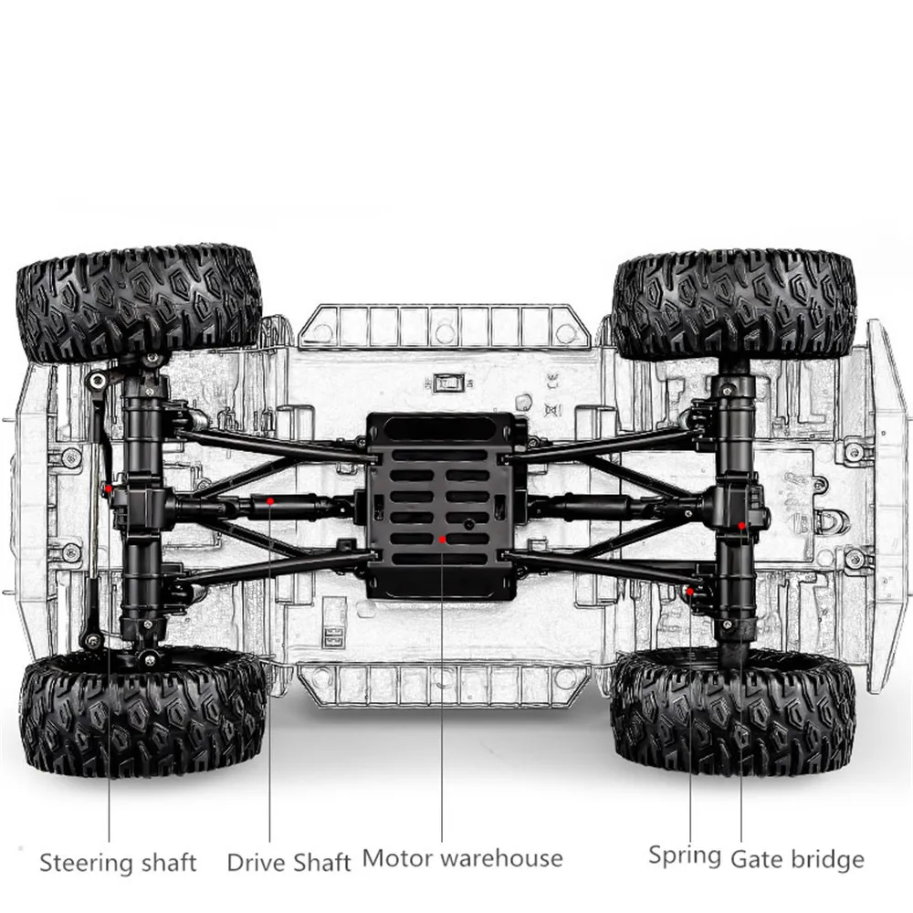 Double Eagle E328-001 1/8 2,4G 4WD Rc автомобиль Рок Гусеничный альпинистский АВТОМОБИЛЬ w/светодиодный светильник RTR модель