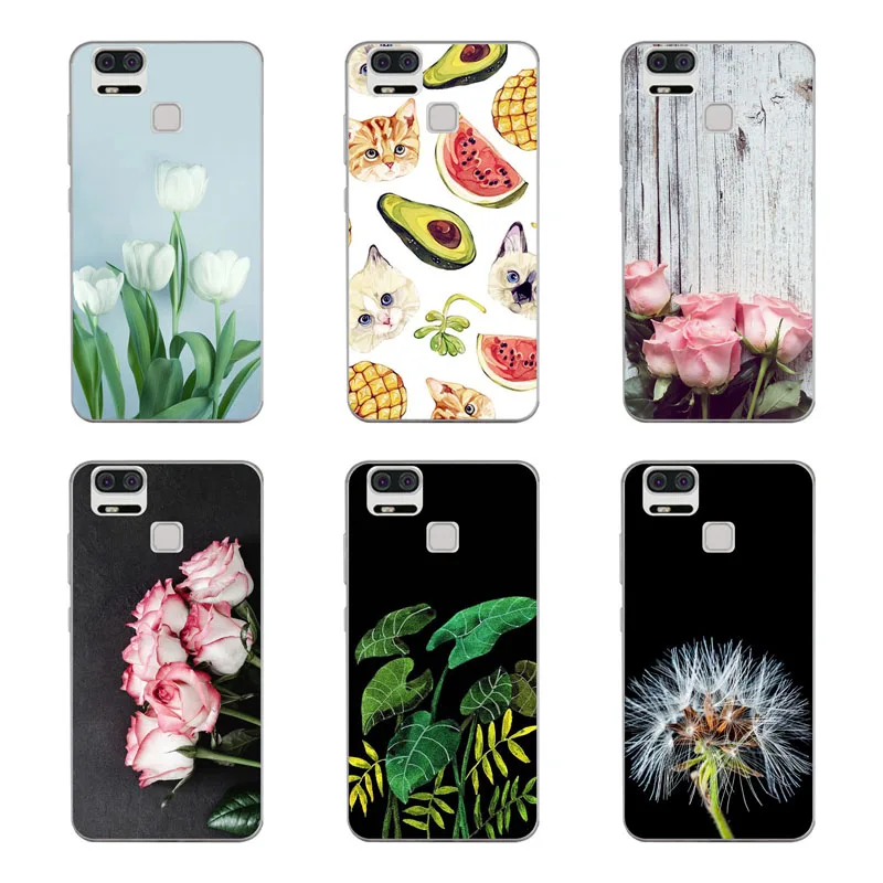 for ASUS Zenfone 3 Zoom ZE553KL Case Silicon Popular flowers Painting Soft TPU Back Cover Phone shell |