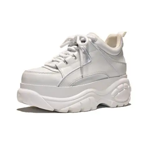 Новинка года; zapatillas mujer; женские кроссовки на высокой платформе; цвет розовый, серебристый; женская обувь из натуральной кожи на высоком каблуке; Брендовая обувь - Цвет: as show