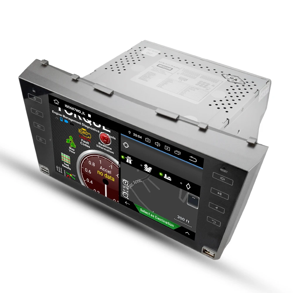 EKIY 9 ''ips 2 Din Автомобильный мультимедийный плеер gps Navi Android 9,0 4G 32G для Toyota Camry 7 XV 40 2006-2011 Wifi стерео аудио радио