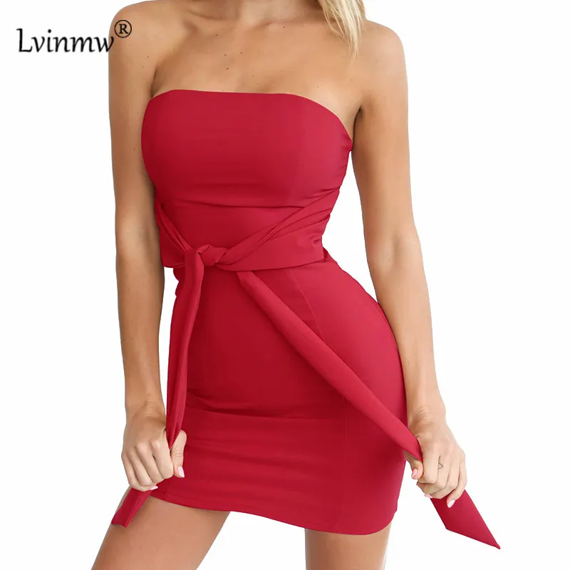 Lvinmw летние пикантные с открытыми плечами на шнуровке бантом без рукавов платье