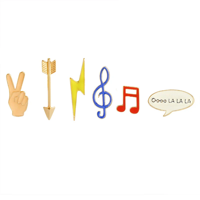 Брошь из джинсовой ткани в виде скрипичного ключа|Броши| |