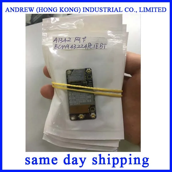 Оригинальный ноутбук Wi Fi Bluetooth BCM943224PCIEBT для Apple MacBook 13 дюймов A1342 2009 2010 Pro 15 A1286 17 A1297