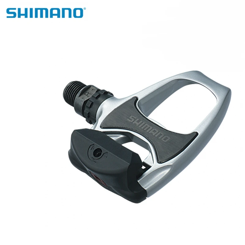 Shimano PD-R540 SPD-SL педали для шоссейного велосипеда бесклипсовая SM-SH11 бутсы черный/белый/серебристый