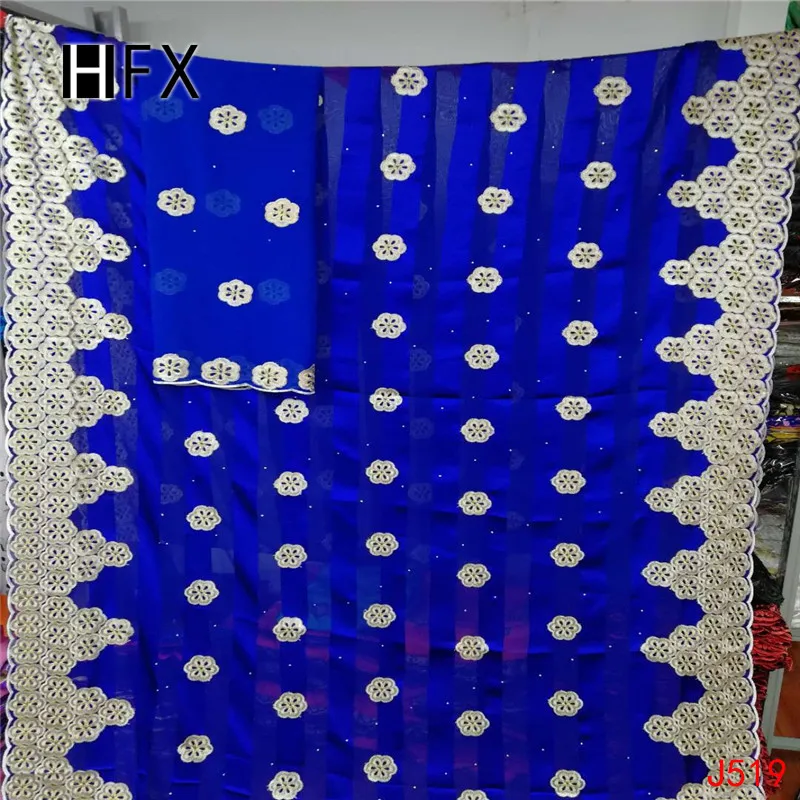 HFX african bazin getzner indonesian batik fabric jacquard brocade price 5+2yards/lot cheap wholesales Y520 | Дом и сад