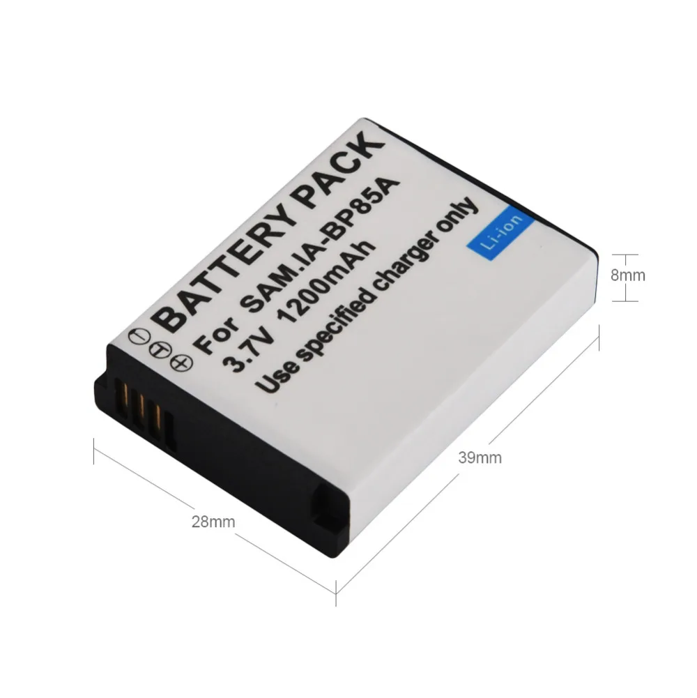 1200 мА/ч, IA-BP85A BP85A BP-85A BP 85A Перезаряжаемые Камера Батарея для samsung ST200 ST200F PL210 WB210 SH100 с оптовой ценой