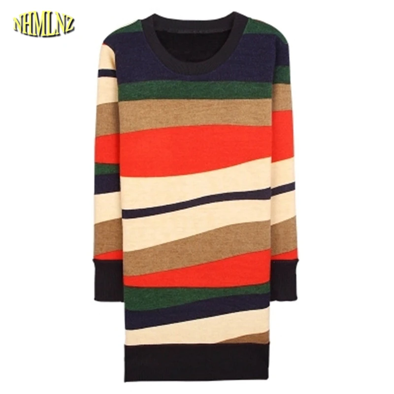 2020 зимнее теплое женское платье новая мода большой размер стройнящее средней