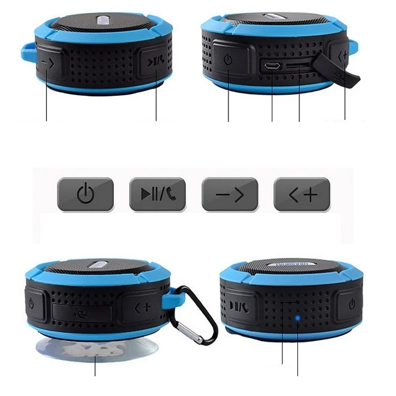 ITSYH портативный водостойкий открытый беспроводной Bluetooth динамик компьютер