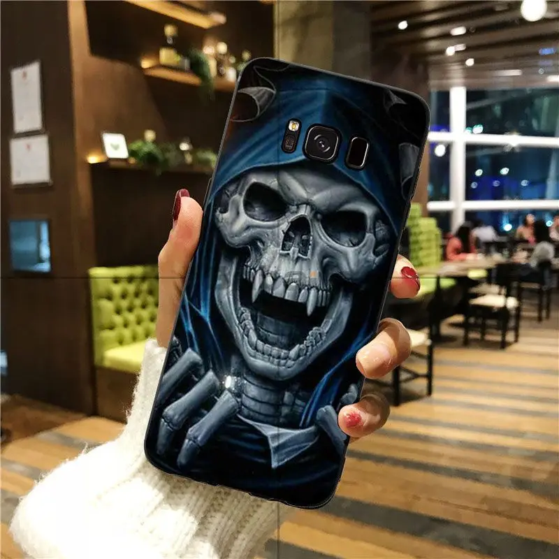 Babaite Grim Reaper Череп Скелет популярный дизайн чехол для GALAXY s7 edge s8 plus s9 plus s5 s6 edge