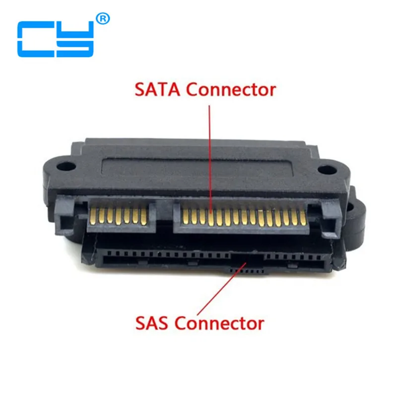 2 шт./лот SFF 8482 SAS 22 Pin to 7 + 15 SATA жесткий диск Raid адаптер с портом питания Бесплатная