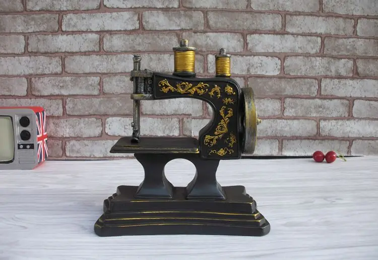 Креативная копилка для денег ретро швейная машина винтажная полимерная монет |