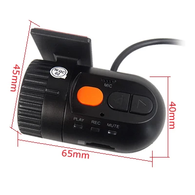 ANSHILONG Mini 1080 P Автомобильный dvr видеомагнитофон автомобильный черный ящик с г