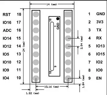 WiFi модуль ESP8285 серийный к WiFi/на заказ/двухсторонний встроенный/ESP-01M